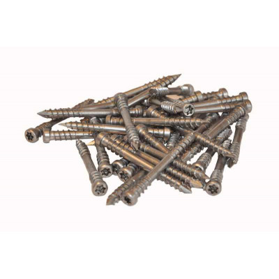 Skrutka hnedá 5x60mm A2 nerez (a=100ks + bit) Skrutka hnedá 5x60mm A2 nerez (a=100ks + bit)