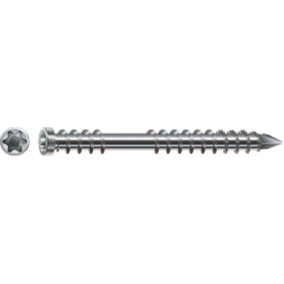 Nerezové strieborná skrutka 5x50mm A2 SPAX Nerezové strieborná skrutka 5x50mm A2 SPAX